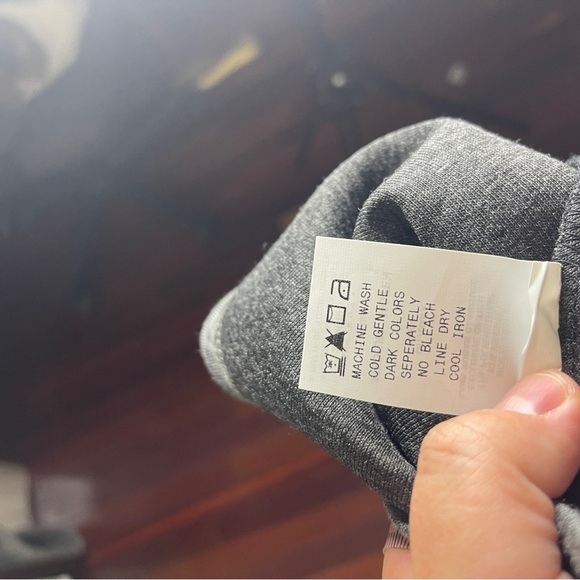 ABS Collection Gray Drop Waist Ruffle Hem Sleeveless Dress Women's Medium NWT - Picture 7 of 10